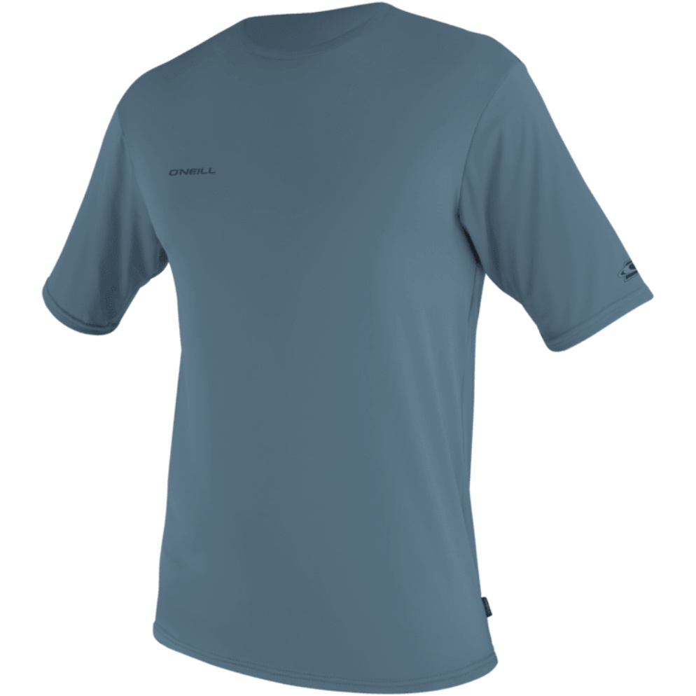 2026 O'Neill Mens Hyperfreak Skins Short Sleeve Sun Shirt 5693 - Blue Fusion